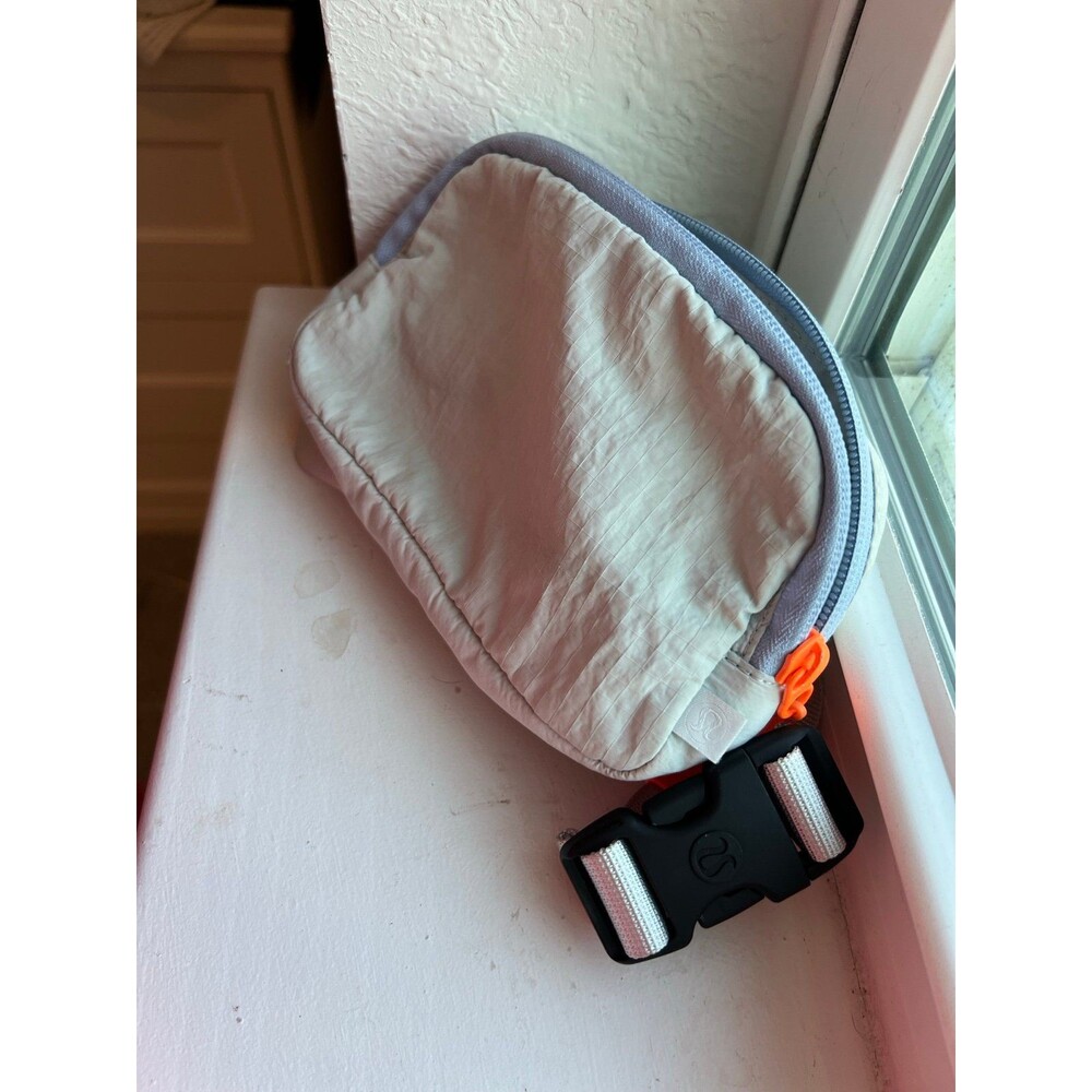 Lululemon Everywhere Belt Bag in Gray with Orange & Blue Accents